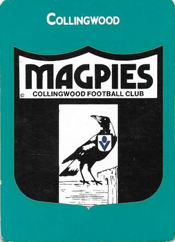 1988 Scanlens VFL #111 Collingwood Magpies Front